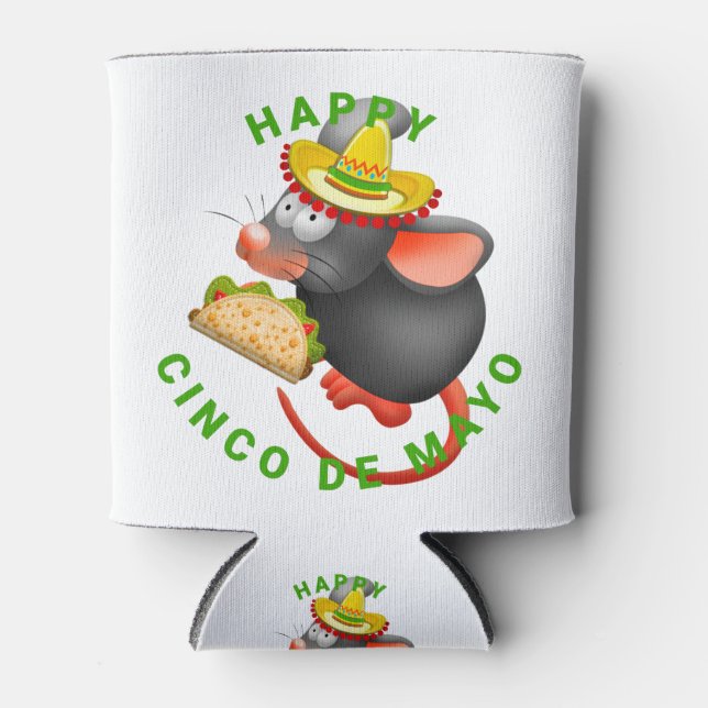 cinco de mayo rat can cooler (Front)