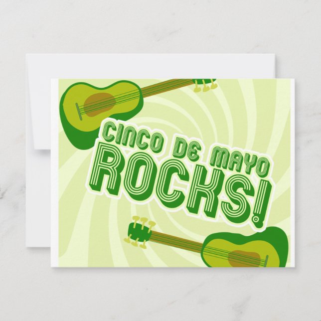 Cinco de Mayo Rocks! Card (Front)