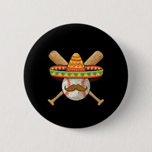 Cinco De Mayo Sell Cap Sombrero Vibes For Boys And 6 Cm Round Badge