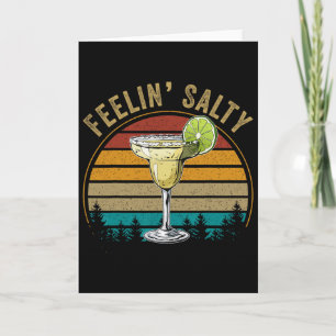 Cinco De Mayo Shirt Feeling Salty Funny Men Women  Card