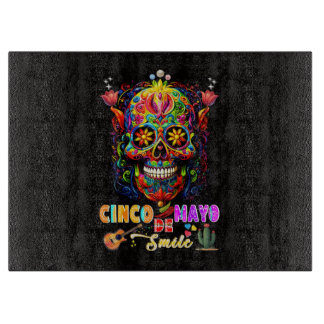 Cinco De Mayo Smile Cutting Board