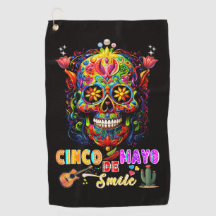 Cinco De Mayo Smile Golf Towel