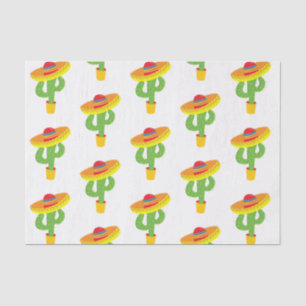Cinco De Mayo Sombrero Cactus Mexican Fiesta Tissue Paper