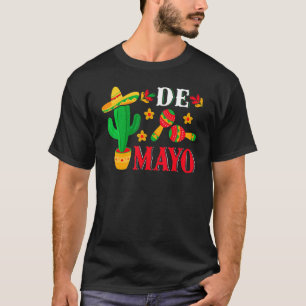 Cinco De Mayo Sombrero Maraca Mexican Fiesta De M T-Shirt