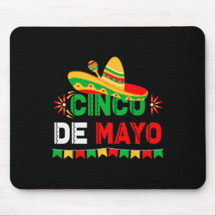 Cinco De Mayo Sombrero Mexican Festival Party 2  Mouse Pad