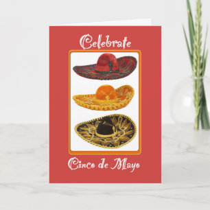 Cinco De Mayo Sombreros Card