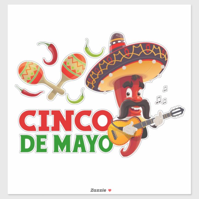 Cinco De Mayo  Sticker (Sheet)