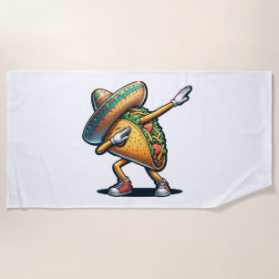 Cinco de Mayo Taco Beach Towel