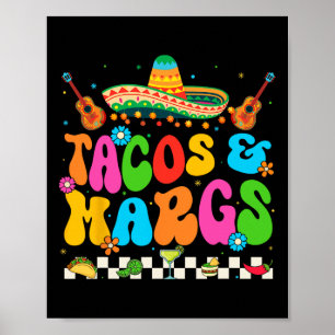 Cinco De Mayo Tacos And Margs Mexican Fiesta Party Poster