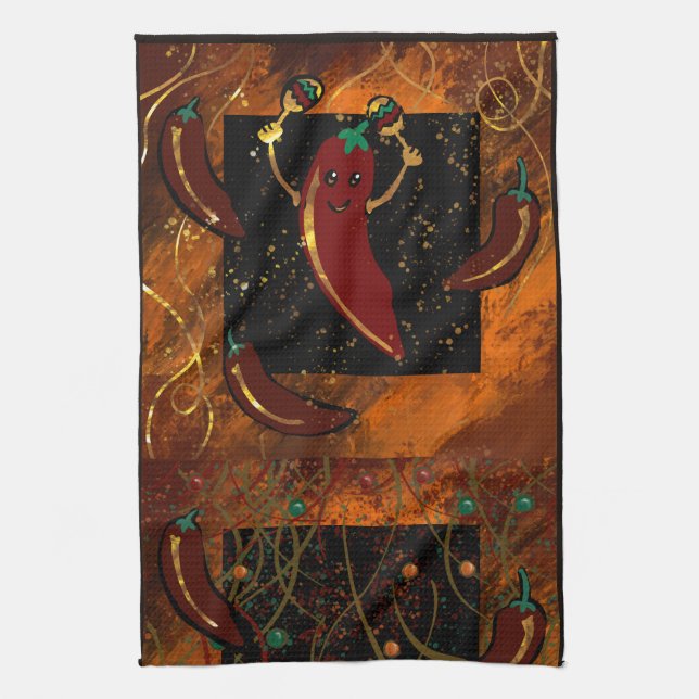 Cinco de Mayo  Tea Towel (Vertical)