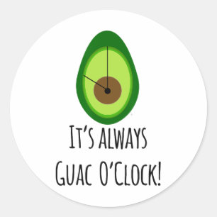 Cinco De Mayo Tee Guacamole Lovers Shirt  Classic Round Sticker