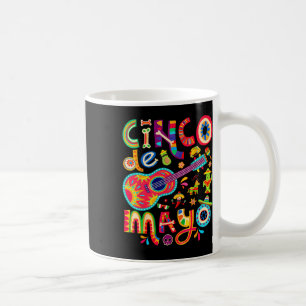 Cinco De Mayo Tee Mexican Taco Guitar Fiesta Cinco Coffee Mug