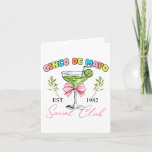 Cinco De Mayo Tequila Coquette Social Club Mexican Card