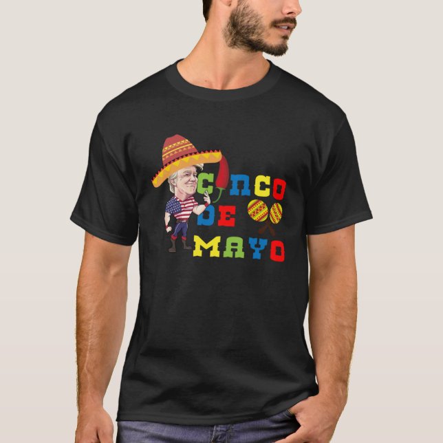 Cinco De Mayo Tequila Tacos Mexican Beer Happy Cin T-Shirt (Front)