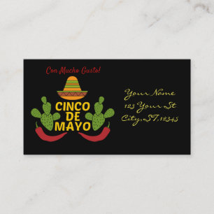 Cinco de Mayo Thunder_Cove Business Card