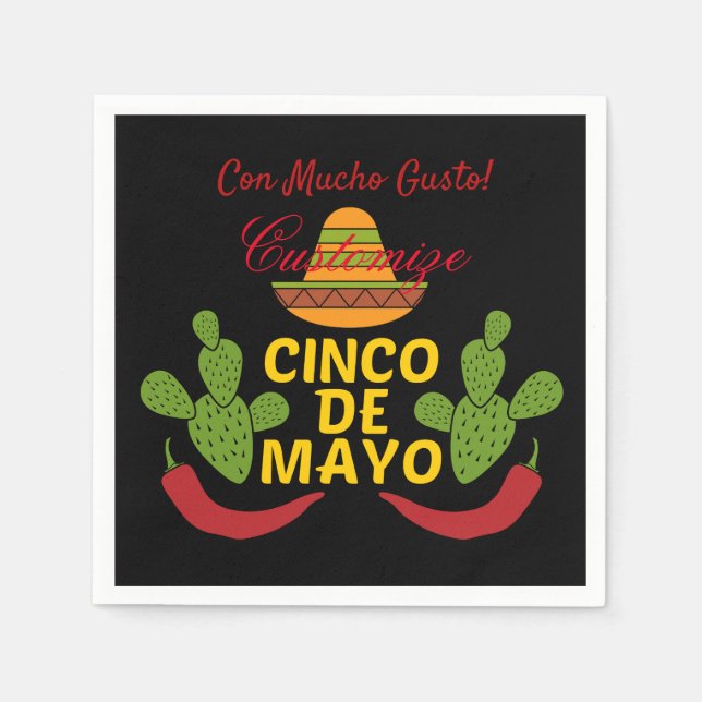 Cinco de Mayo Thunder_Cove Napkin (Front)