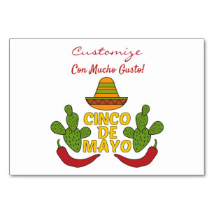 Cinco de Mayo Thunder_Cove Table Number