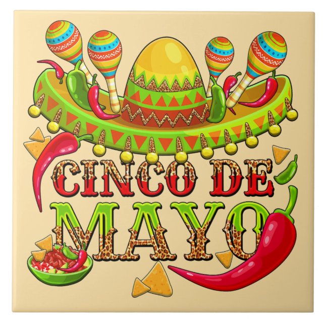 Cinco de Mayo Tile (Front)