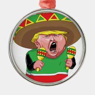 Cinco de Mayo trump Metal Tree Decoration