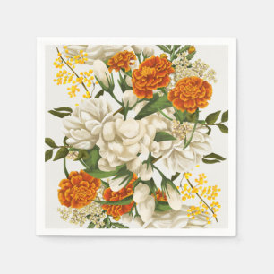 Cinco De Mayo-Watercolor floral Napkin