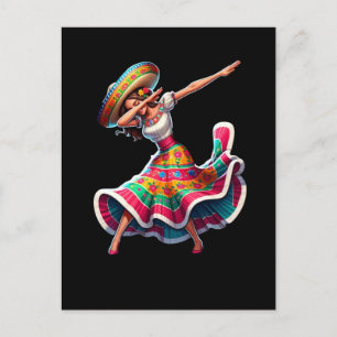 Cinco de Mayo Woman Postcard