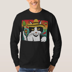 Cinco de Meow Cat  Mexico Pride Mexican Cinco De M T-Shirt