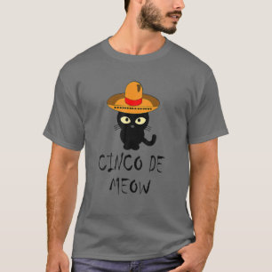 Cinco De Meow - Cute Cat For Women Men Cinco De Ma T-Shirt