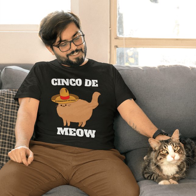 CINCO DE MEOW FUNNY CAT T-SHIRT T-SHIRTS (Creator Uploaded)