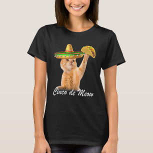 Cinco De Meow Taco Cat T-Shirt