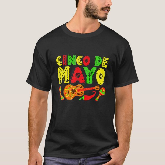 Cinco De My-O Funny Women Men Cinco De Mayo Fiesta T-Shirt (Front)