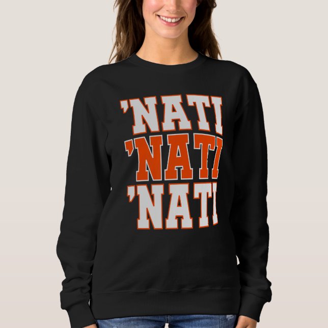Cincy Nati Cincinnati Oh Matching Family Couple Tr Sweatshirt (Front)