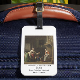 Cinderella, a Perfect Match (1818)  Luggage Tag