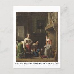 Cinderella, a Perfect Match (1818)  Postcard