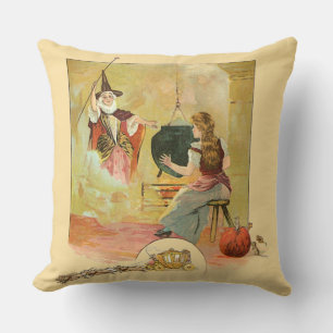 Cinderella And Her Fairy God Mother Cushion