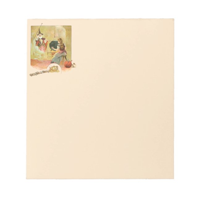 Cinderella And Her Fairy God Mother  Notepad (Front)