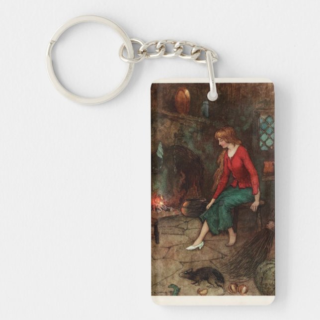Cinderella and the glass slipper key ring (Front)
