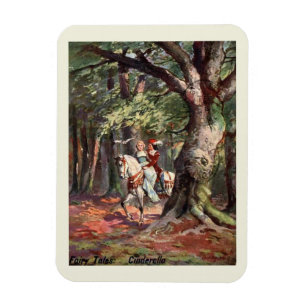 Cinderella and The Prince, 1907, Vintage Style Magnet