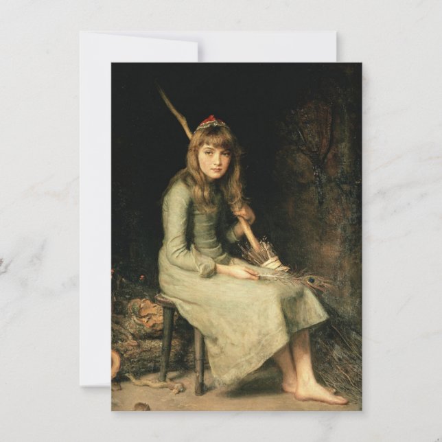 Cinderella (by John Everett Millais) Card (Front)
