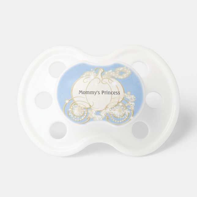 Cinderella Carriage Personalised Custom Pacifier (Front)