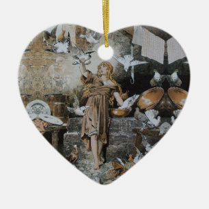 Cinderella – Fairy tale – Märchen – Grimm Ceramic Tree Decoration
