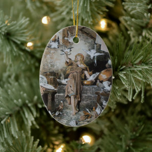 Cinderella – Fairy tale – Märchen – Grimm Ceramic Tree Decoration