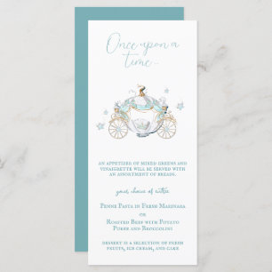 Cinderella Fairytale Carriage Menu