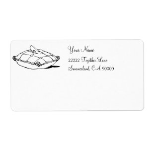 Cinderella Glass Slipper Custom Shipping Label