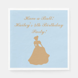 Cinderella Party Personalized Napkins