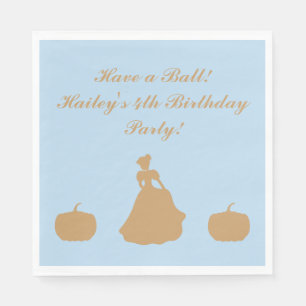 Cinderella Party Personalized Napkins