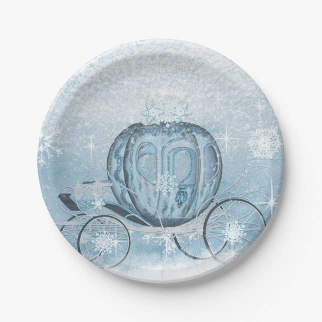 Cinderella Party Plate (Front)