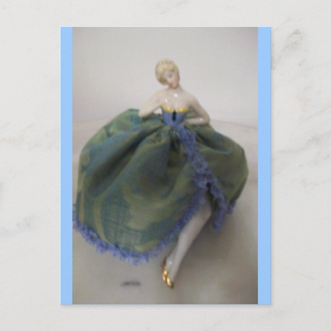 Cinderella Pincushion Postcard (Front)