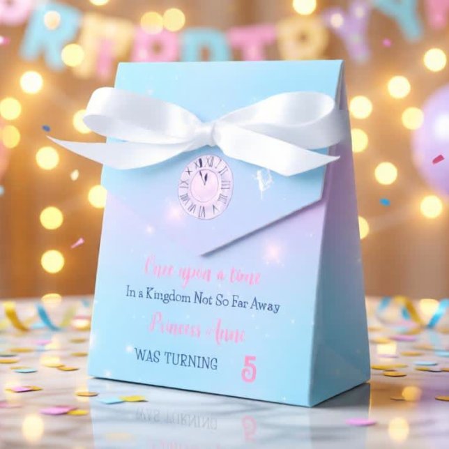 Cinderella Princess Birthday Kids Favour Box (Creator Uploaded)