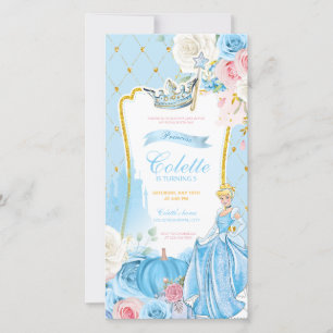 Cinderella Princess Digital Invitation