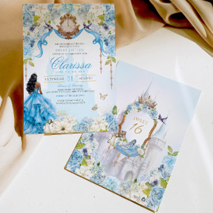 Cinderella Princess Royal Sweet Sixteen  Invitation